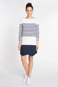Load image into Gallery viewer, Stripe 3/4 Knit Top